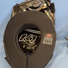 K1 RaceGear 15-NEC-N-J Nylon Karting Neck Collar, Black, Junior