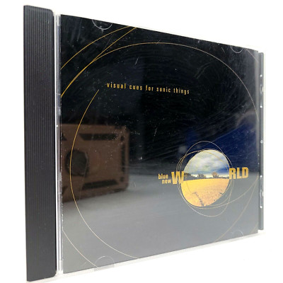 RARE Blue New World - Visual Cues For Sonic Things CD 2001 VERY GOOD PLUS