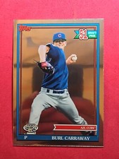 2021 Burl Carraway Topps Pro Debut Chrome ROOKIE RC #PDC-191 Draft Picks 