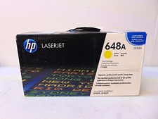 HP Ce262a Toner Cartridge Yellow 648a LaserJet Genuine NEW S6479y