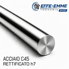 Barra Tonda ACCIAIO C40/C45  RETTIFICATO h7 diam 15/20/25/30-Taglio A Richiesta
