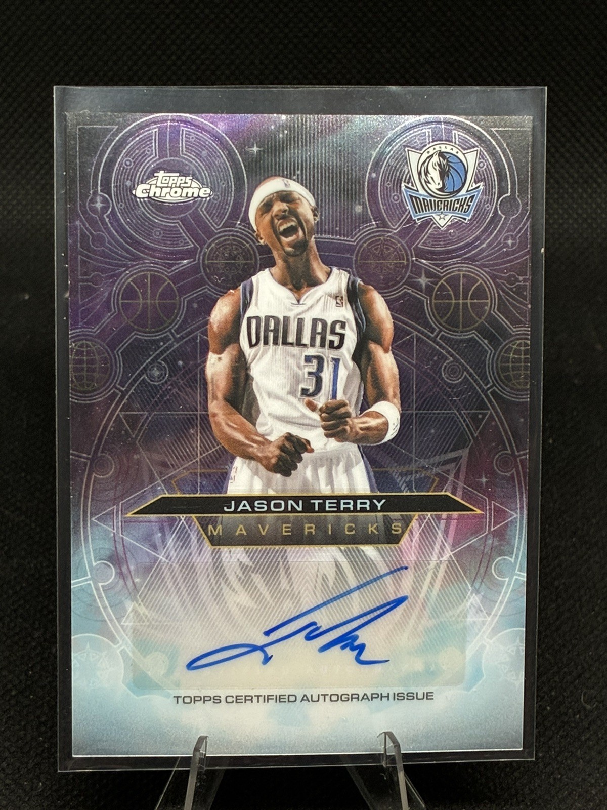 Topps Chrome Updates 2025-26 Jason Terry Chromographs Auto #CH-JET Mavericks