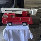 1970's Vintage Tonka Snorkel Fire Truck Pressed Steel Red  Working CLEAN -  WOW!