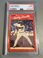 1990 Donruss Baseball - Bobby Bonilla ( Pirates ) No Dot After INC #290 - PSA 8