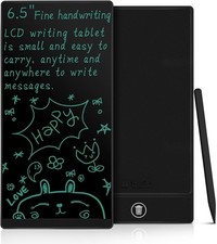 "LCD Writing Tablet for Adult: 6.5 Inch Mini Full Screen Drawing Board Reusable