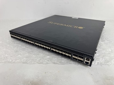 Supermicro SSE-X3348S 48x10GbE 4x40GbE 2xGbE 2x400W Managed Switch