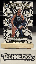 A'Ja Wilson 2025 Panini Donruss WNBA MY HOUSE PRESS PROOF Card #5 ACES