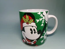 Disney Galerie Jumbo Mickey Mouse Christmas Coffee Cup Santa Hat LARGE 24 oz Mug