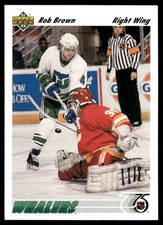 Rob Brown 1991 Upper Deck French 198  Base LP