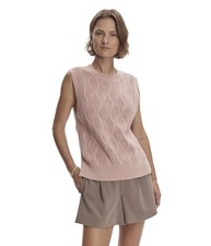 Varley Women's Teller Longline Knit Tank, Misty Rose, In the Size X-small.