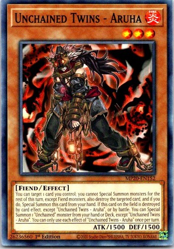 Unchained Twins - Aruha MP20-EN152 card