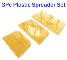 3x Body Filler Spreaders Plastic Car Body Repair Spatula Tool Set Auto Paint