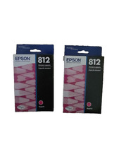 Epson 812 Printer Ink Cartridge Magenta OEM 2 pack