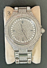 Michael Kors Crystal Pave Ladies Watch Silver...