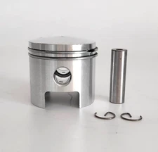 V1/V2 Piston Kit 50mm Chromed Rings for 2 Stroke Motorized Bicycle Engine 100cc