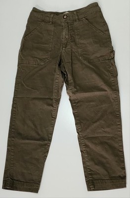 Marine Layer Maya Slim Straight Uility Green Pants Women's Size 4 Inseam 24''