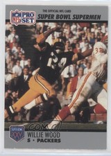 1990 Pro Set Super Bowl XXV Silver Anniversary Box Set Willie Wood #115 HOF yf0