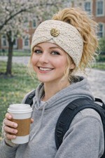 Handmade Crochet Headband Ear Warmer Women Running Walking Spring
