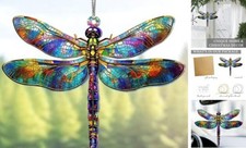 Dragonfly Gifts for Women, Dragonflies Decor Suncatcher Effect, Radiant Prism