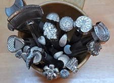Lot of 25 Tandy Craftool Leather Stamps Tools - See All Pictures