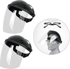 2PC Faceshield Clear Visor Face Shield Eye Protection Mask Guard Safety Work
