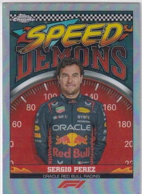 2023 Topps Chrome Formula 1 Speed Demons #SD-SP Sergio Perez