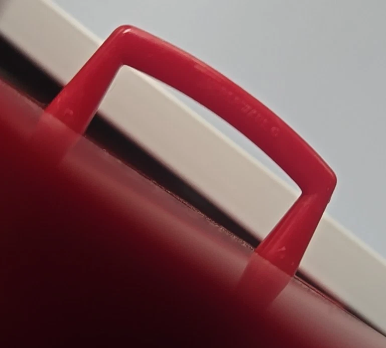 Vintage Tupperware 1970s Red Plastic Cookie Cutter USA Turkey Thanksgiving - Image 4 of 4