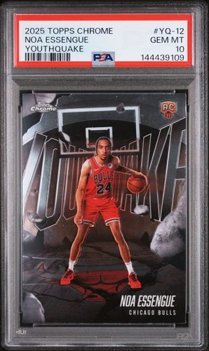 2025 Topps Chrome Noa Essengue Base (PSA 10)
