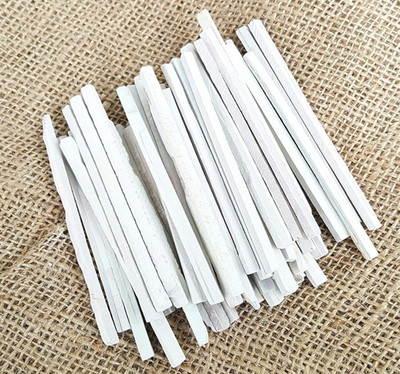 Slate White Chalk Pencil / Slate Sticks 20 pcs for Writing, Drawing, Craft
