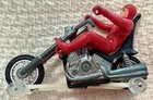 HOT WHEELS MATTEL REDLINE ERA RRRUMBLERS BLACK DEVIL’s DEUCE MOTORCYCLE W/RIDER