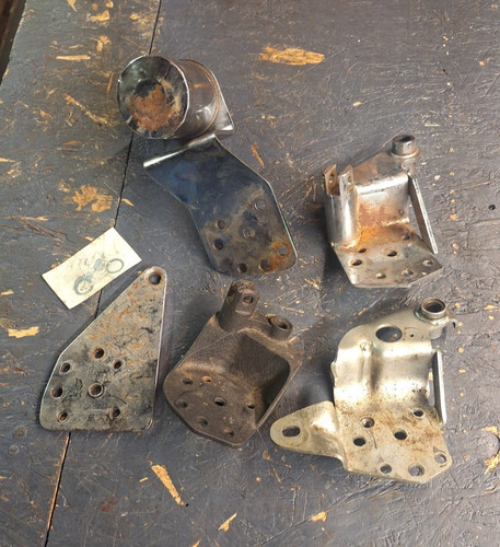 Harley Foot Control Mounts Shovel Pan Evo Mount Brackets Forward Chopper VTG Lot