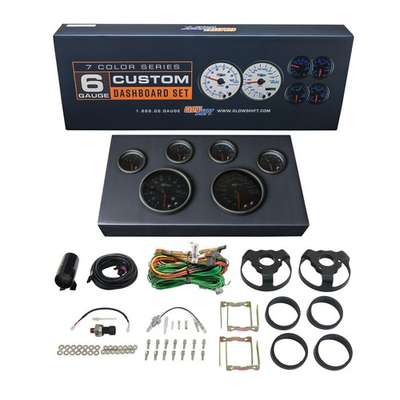 #ad Tinted Gauge Cluster Dash Set w Speedo Tach Oil PSI Fuel Level Volt amp; Water Temp $499.99