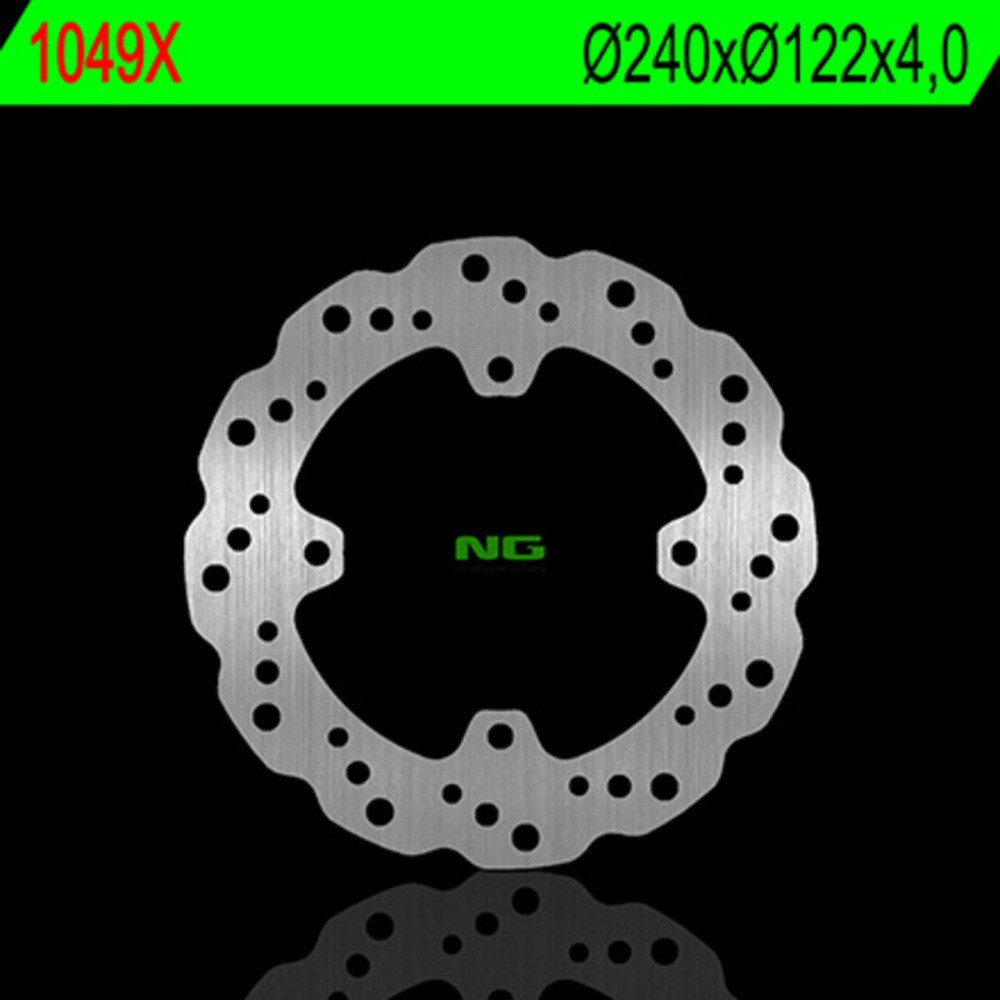 Free Shipping NG BRAKES Fixed Wavy Brake Disc For Motorcycle Parts
