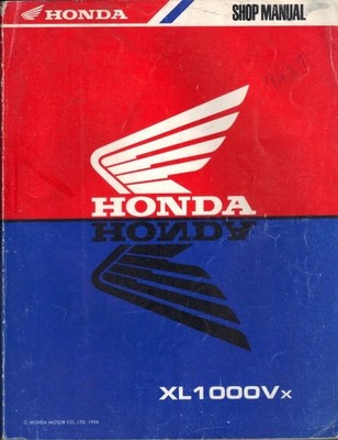 HONDA VARADERO XL1000 V,VX 1999 ORIGINAL FACTORY WORKSHOP MANUAL