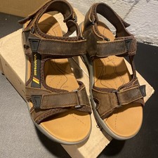 Men's Leather Sport Sandals Hiking Walking Outdoor Comfort Size 44 US 10 1/2-11