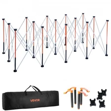 VEVOR Portable Folding Workstand,8.02x4.12 ft Collapsible Workbench,6000 lbs Wei