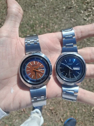 1977 seiko 6309-6000 and 1971 seiko 6106-6439 vintage watches for men