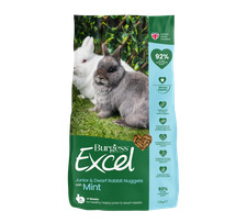 Burgess Excel Junior & Dwarf Rabbit Nuggets Pellet Food with Mint 1.5kg