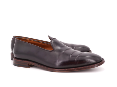 $885 | ALDEN BRICK + MORTAR 11 D SHELL CORDOVAN BURGUNDY COLOR #8