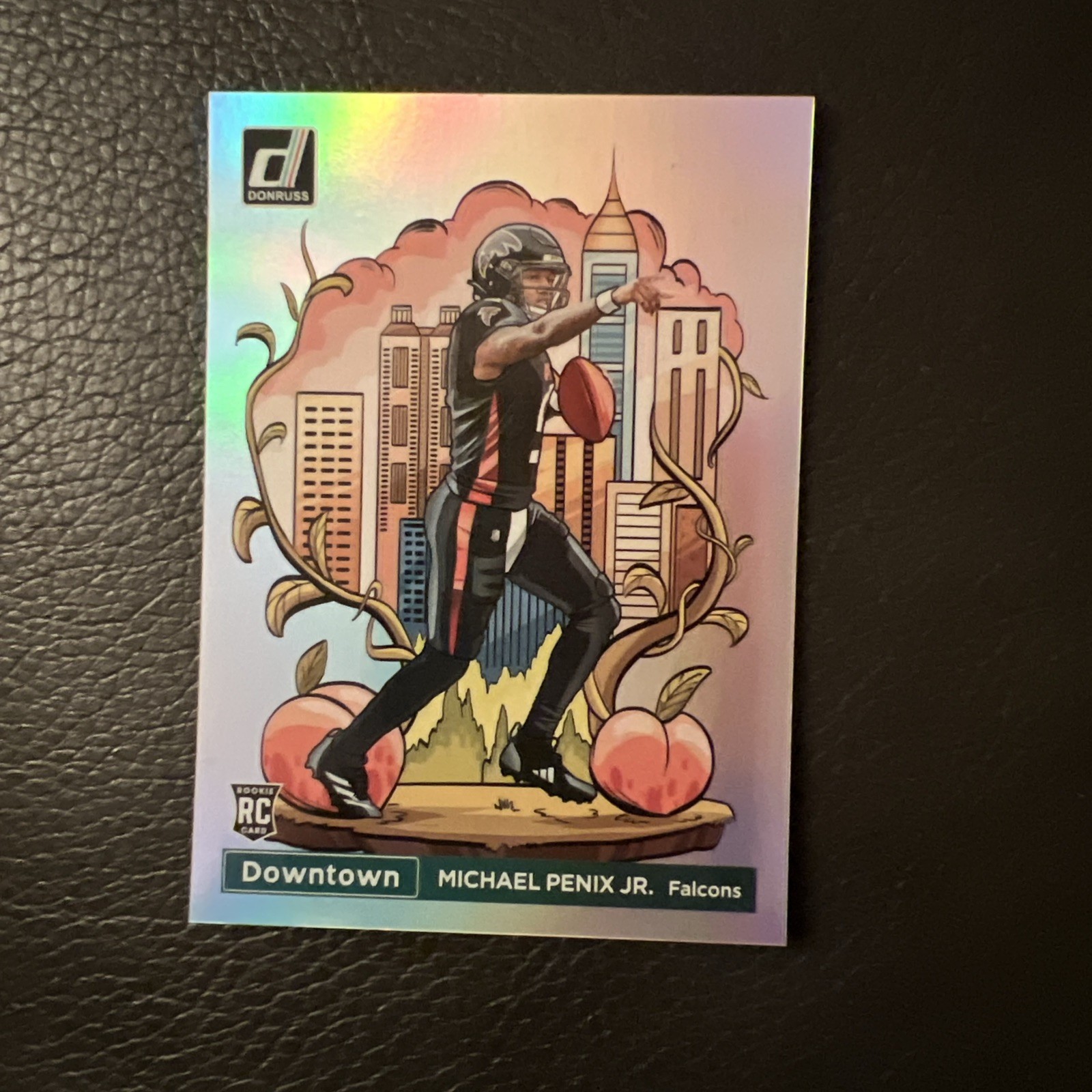 MICHAEL PENIX JR. 2024 PANINI DONRUSS #14 ROOKIE RC DOWNTOWN! FALCONS