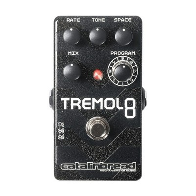 Catalinbread Tremolo 8 Guitar Effects Pedal 9V Power Supply (Black) TONE