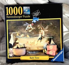 Ravensburger Bath Time Puzzle 1000 Pieces Charlotte Bird Art Fairies - Sealed