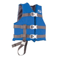 Stearns Kids Life Vest, USCG Approved Type III Jacket for 30-50lbs, Blue