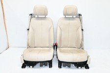 Front Leather Seat Set Elf.weiss Lcex Bmw Oem F12 640i 650i Convertible