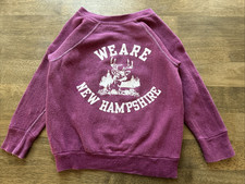 Vintage Velva 1950s 60s Sheen Weare New Hampshire Sweatshirt 6-8 Youth Small