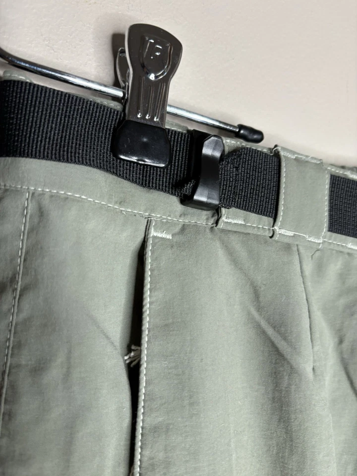 Exofficio Womens M Amphi Shorts Sage Green Thigh Cinch Short UV 30 Outdoor Hike - Image 3 of 4