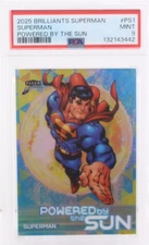 2025 FLEER BRILLIANTS SUPERMAN POWERED BY THE SUN SUPERMAN #PS1 PSA 9
