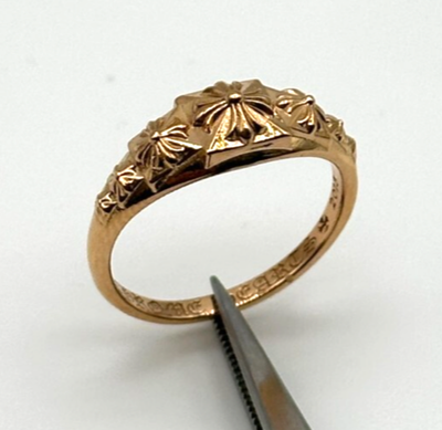Chrome Hearts 22K Yellow Gold Tiny Pyramid Ring Size 4 3.6g | eBay