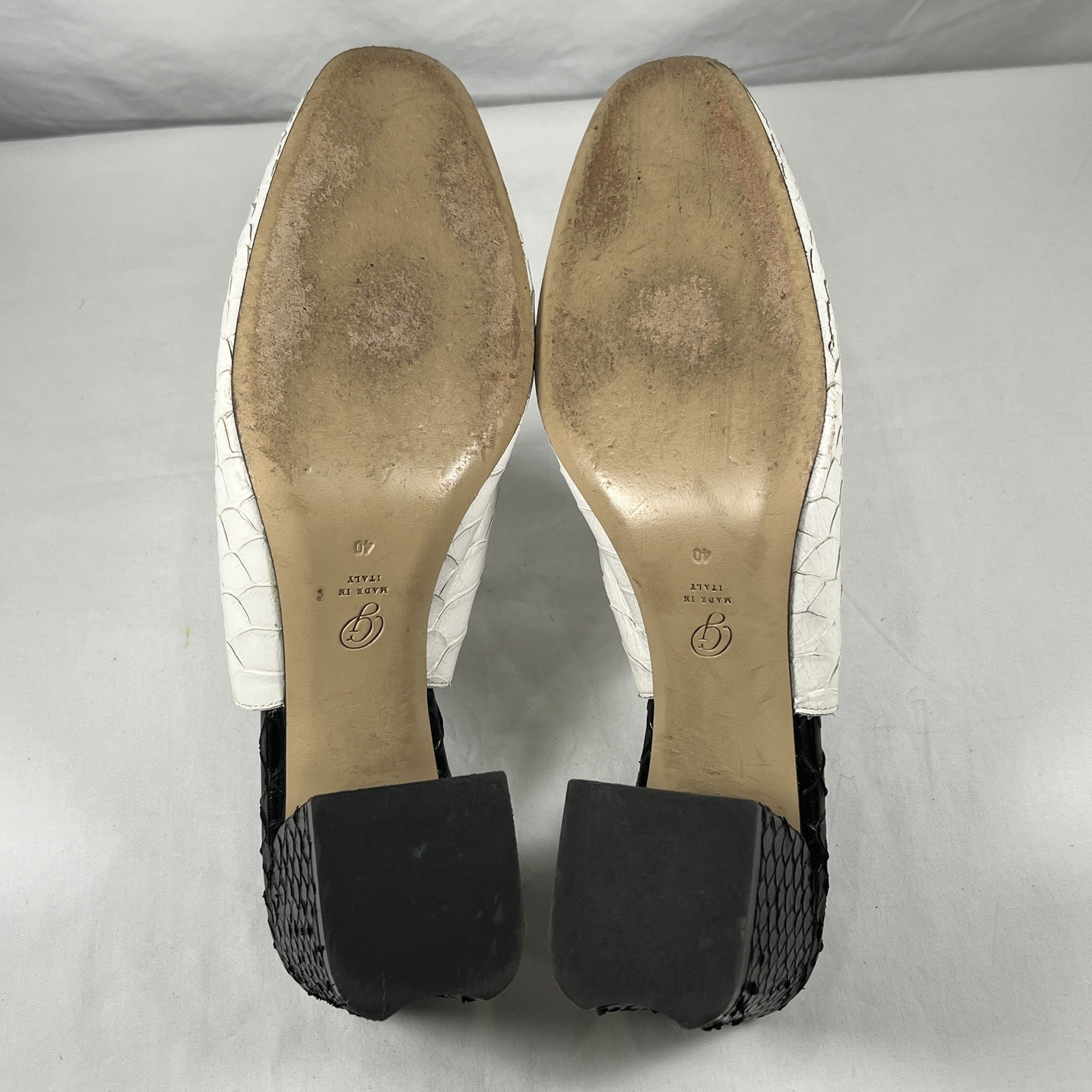 M Gemi Chic Women's White Snakeskin Python Print … - image 20