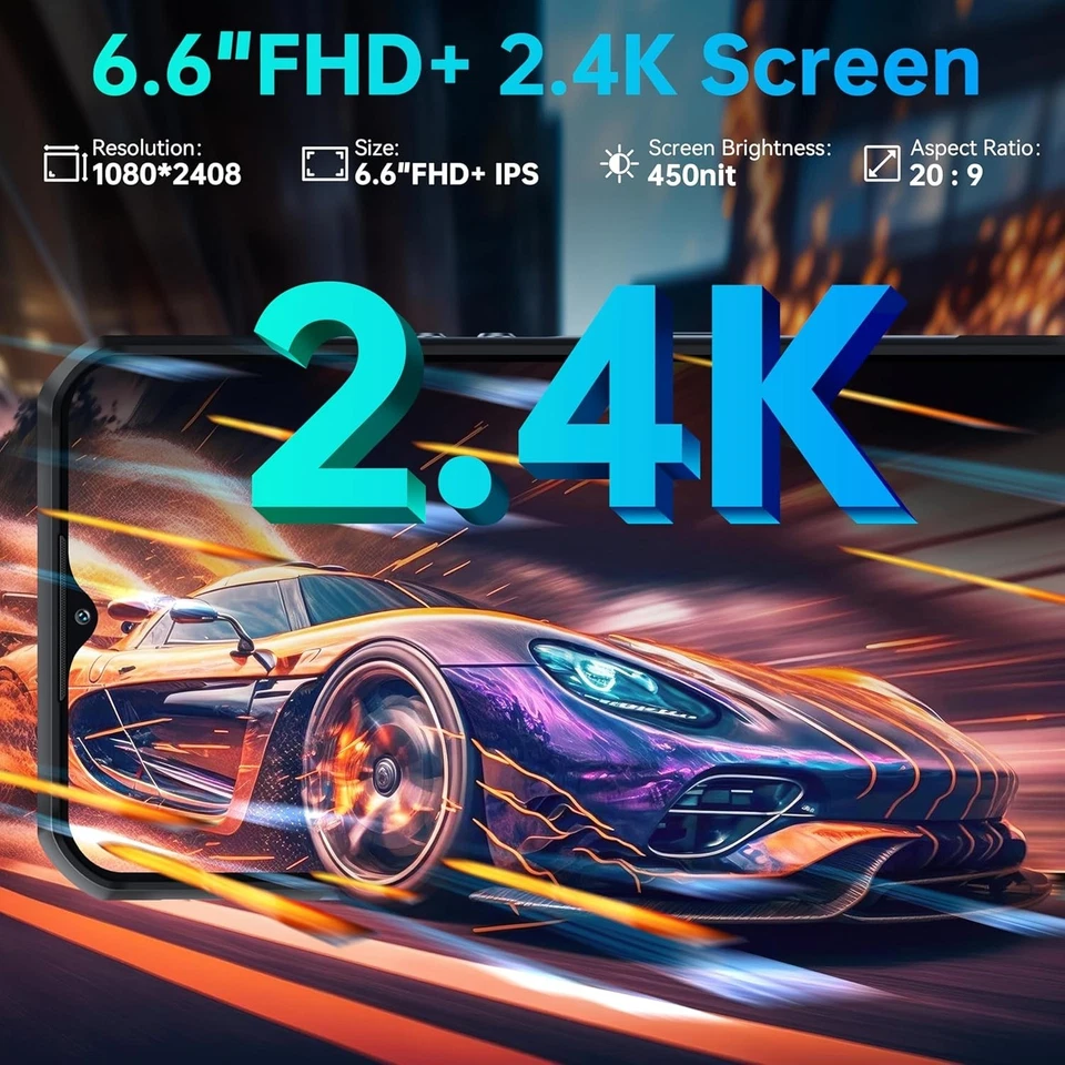 OUKITEL WP35 Pro Rugged Phone 5G 512GB ROM 64MP+32MP Camera Android Smartphone - Image 2 of 4